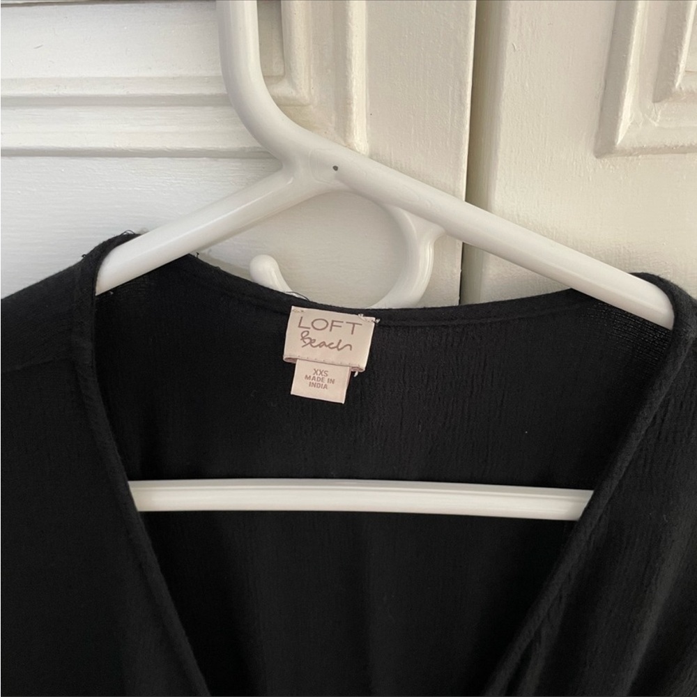 LOFT Beach black swim coverup - Picture 4 of 4